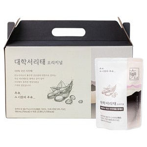 대학두유 서리태 오리지널 두유, 190ml, 15개 골드박스 특가