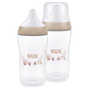 누크 퍼펙트매치 젖병, 몽키, 260ml, 2개
