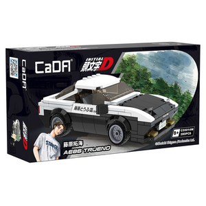 카다 바니랜드 스피드레이싱 이니셜D AE86 트레노 C55014W, 1개, 혼합색상