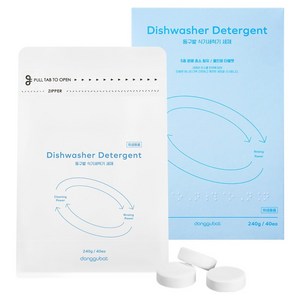 동구밭 식기세척기 세제 40p, 240g, 1개