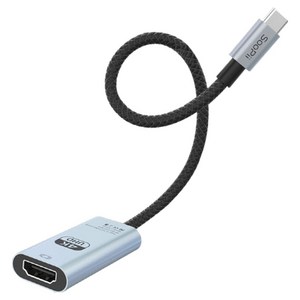 수피 USB C to HDMI 2.0 4K HDR TV연결 미러링 젠더, CHF46A, 1개