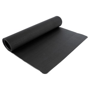 제로투히어로 PVC 헬스 홈트레이닝 층간소음 미끄럼방지 충격흡수 매트, 블랙, 1개