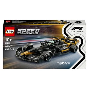 레고 스피드챔피언 F1 더 무비의 APXGP 팀 레이스카 77252, 1개, 혼합색상