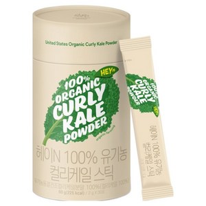 대상웰라이프 헤이N 100% 유기농 컬리케일 스틱 30p, 60g, 1개
