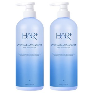 헤어플러스 단백질 본드 트리트먼트, 700ml, 2개