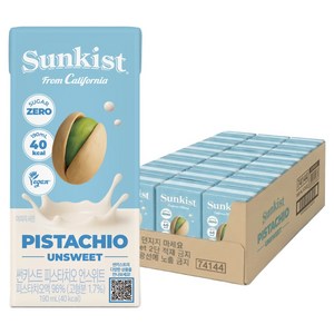 썬키스트 피스타치오 언스위트 드링크, 190ml, 24개 골드박스 특가