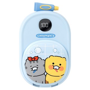 카카오프렌즈 춘식이 짝꿍 듀얼 UV 칫솔 살균건조기, 춘식이 블루
