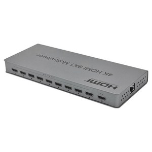 랜스타 HDMI 9:1 4K 멀티뷰어 심리스 기능 지원 모니터 분배기 LS-HDM902, 본상품선택, 1개