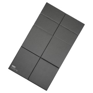 벤딕트 플랫 차박매트 캠핑용 폼 매트 4cm XL, 그레이, 컨텐츠 참조