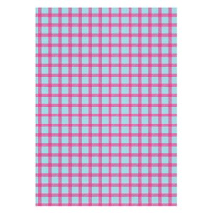 아이씨엘디자인 6공 리필 뉴트로체크 속지 PINKBLUE 32p 세트, 4세트