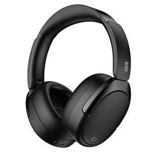 브리츠 노이즈캔슬링 LDAC코덱 블루투스헤드폰, 블랙, BT6600 ANC