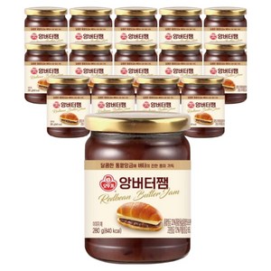 오뚜기 앙버터쨈, 280g, 15개