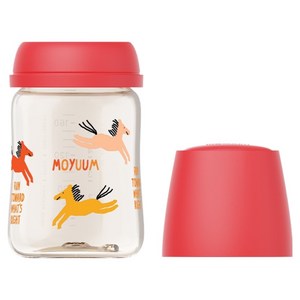 모윰 3세대 PPSU 올인원 젖병 노꼭지 드림포니, 썬레드, 1개, 170ml