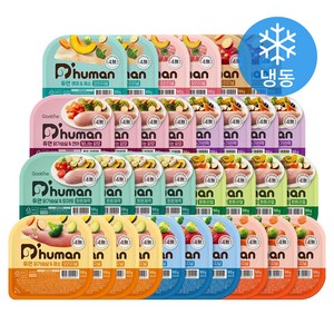 듀먼 전연령 강아지 10종 버라이어티 화식사료 50g x 32개입 세트 (냉동), 1세트 골드박스 특가
