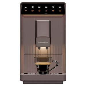 제니퍼룸 바리스타 아르떼 전자동 커피머신, JRK-EM19T1BR, 브라운