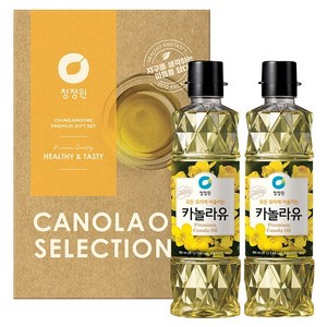 청정원 카놀라유 2호 선물세트, 900ml, 1세트