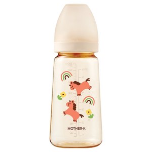 마더케이 베이직 유니콘 PPSU 노꼭지 젖병, 280ml, 1개