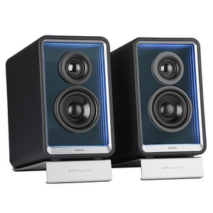 에디파이어 QR65 데스크테리어 블루투스 스피커, EDF286005, 블랙