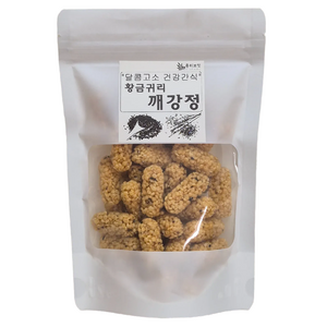 올리브잇 달콤고소 건강간식 오트밀 황금귀리 깨강정, 300g, 1개