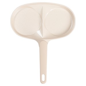 트루쿡 인덕션 IH 2구 에그팬, 24.5cm, 1개