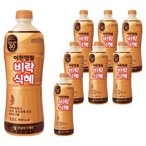 팔도 이천햅쌀 비락식혜, 8개, 1.5L