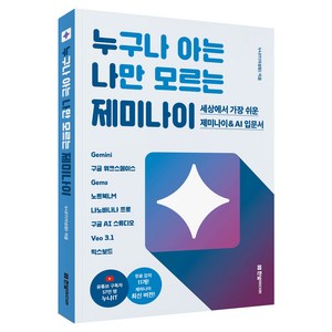 누구나 아는 나만 모르는 제미나이:세상에서 가장 쉬운 제미나이 & AI 입문서, 한빛미디어, 누나IT(이성원)