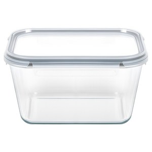 발룬피니 내열강화유리 김치통 밀폐용기, 2.6L, 1개