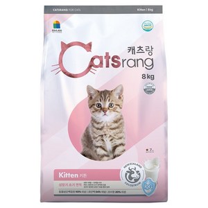 캐츠랑 키튼 고양이 건식 사료, 닭+참치, 8kg, 1개