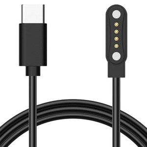 스페이스쉴드 플라우드 노트 호환 스탠다드 USB C타입 충전 케이블 1m, 블랙, 1개