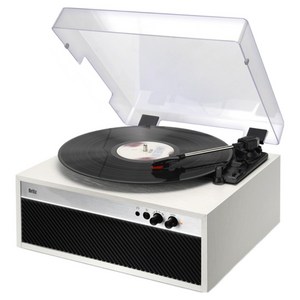 브리츠 LP 양방향 블루투스 턴테이블, 화이트, BZ-AP40BT