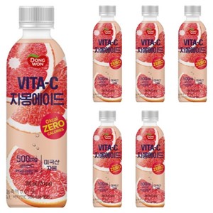 동원 비타C 자몽에이드, 500ml, 6개