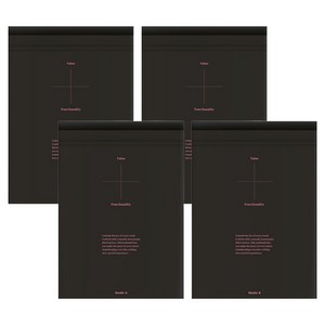 더블에이 심플 플러스 패드 A4, 다크그레이, 4개