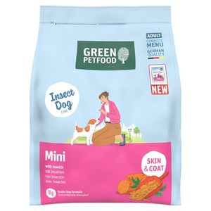 그린펫푸드 미니 인섹트도그 하이포알러젠 독일 펫 푸드, 곤충, 900g, 1개