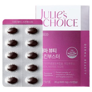 줄리스초이스 비오틴 히알루론산 홈케어 더마 뷰티 스킨부스터 36g, 1개, 60정