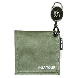 PGA TOUR 컴팩트 골프 릴 클리너 스포츠 타올, 그린