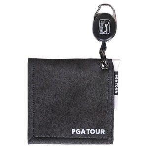 PGA TOUR 컴팩트 골프 릴 클리너 스포츠 타올, 다크그레이