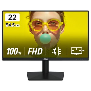 AOC FHD 보더리스 100 무결점 모니터, 22B15HN, 54.5cm