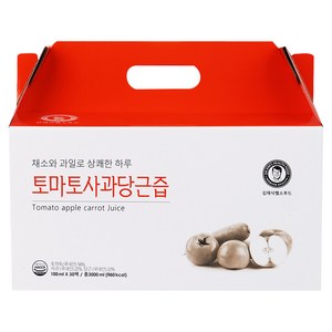 김재식헬스푸드 토마토 사과 당근즙, 100ml, 30개