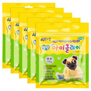 아이클레이 탱탱 아이클레이, 연두, 110g, 5개