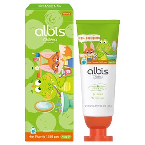 알비스 1450 고불소 치약 청포도향, 75g, 1개