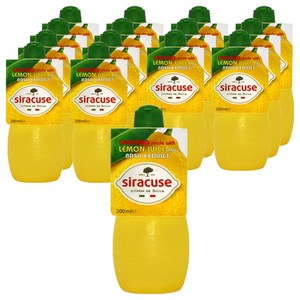 시라큐스 레몬주스 바질, 200ml, 15개