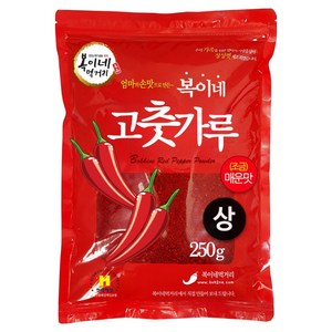 복이네먹거리중국산고춧가루조금매운맛찜용상, 250g, 1개