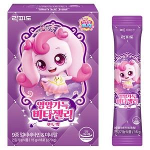 락피도 영양가득 비타젤리 18p, 270g, 1개
