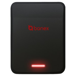 바넥스 무선 하이패스 단말기 BX400, USB케이블 + 일반거치대, 블랙