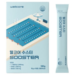 웰코어 수스터 수영 에너지부스터, 100g, 1개