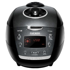 쿠쿠 IH 압력밥솥 10인용, 블랙, CRP-HUF105SDB