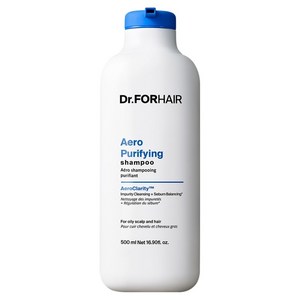 닥터포헤어 에어로 퓨리파잉 지성두피 딥클렌징 피지케어 샴푸, 500ml, 1개