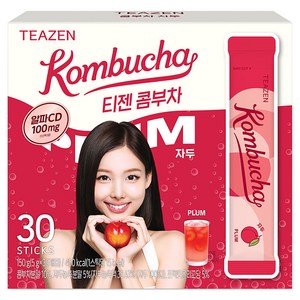 티젠 알파CD 콤부차 자두, 5g, 1개, 30개입