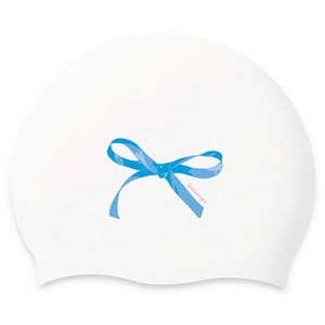르망고 Chou Cobalt Blue 수영모 4218, 1개, 화이트
