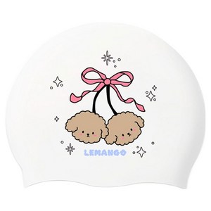 르망고 실내외 수모 폼폼 펍스 5677, White, 1개